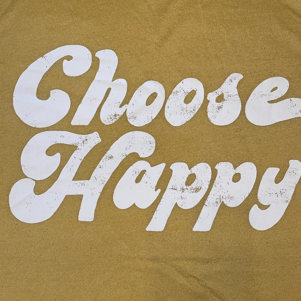 EUC - XL - Choose Happy Sleeveless Tank